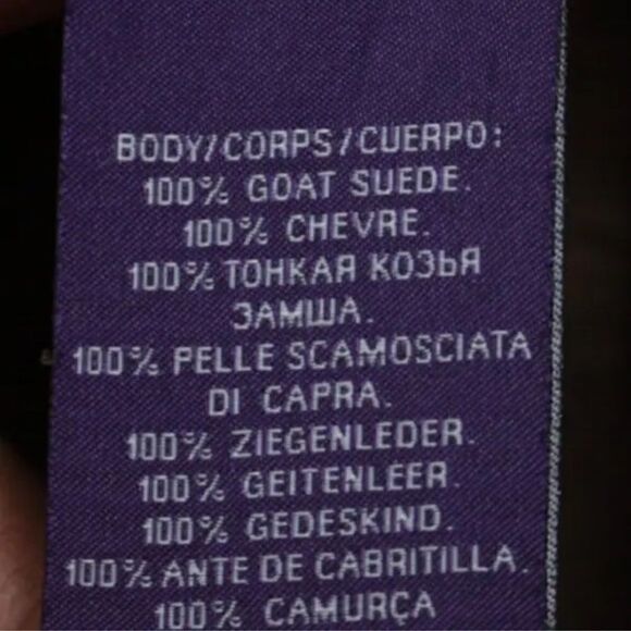 Ralph Lauren ~ Collection Made In Italy Helene Fringed Goat Suede Jacket - Picture 13 of 16